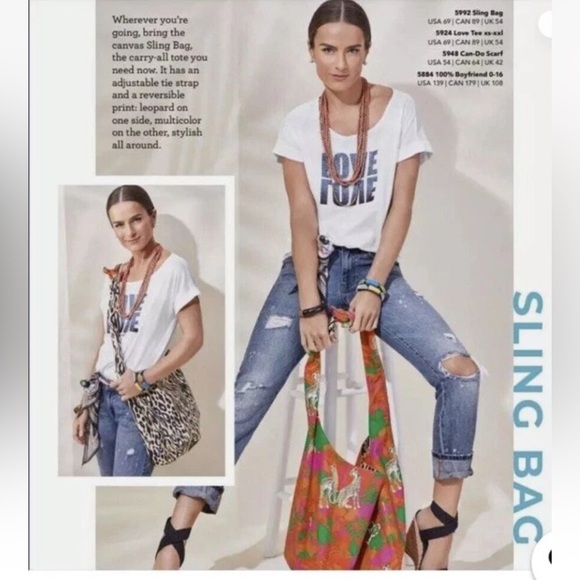 Vibrant Cabi Reversible Sling Bag EUC - Picture 7 of 9